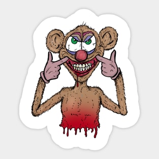 The Joker Monkey Sticker